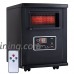 Giantex Electric Portable Infrared Quartz Space Heater Remote Black - B01LWQD472